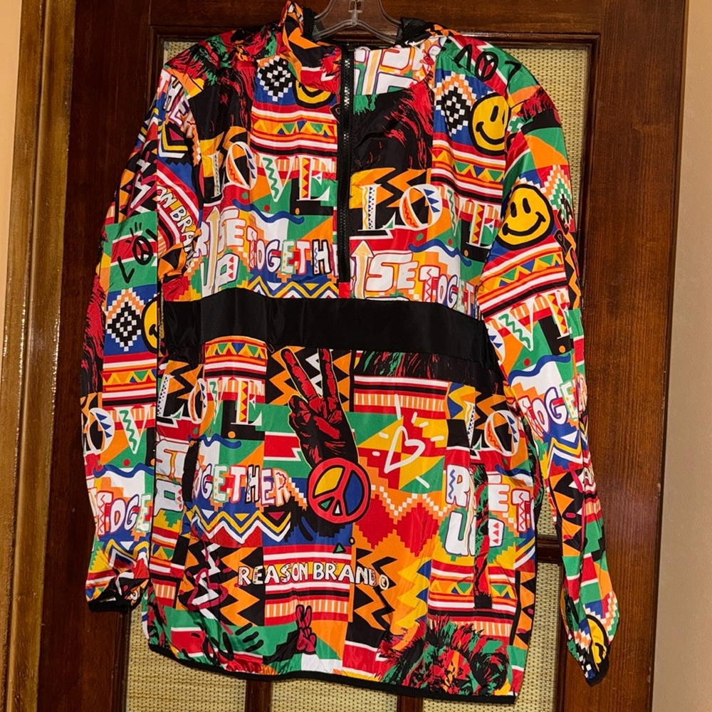 PEACE windbreaker - Reason Brand - multicolored